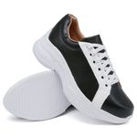 Tênis Cadarços Chunky Casual Dkshoes Preto Branco