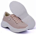 Tênis Casual Strass Feminino Chunky Dk Shoes Rose