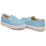 Tênis Slip On Floral Infantil Dk Shoes Azul