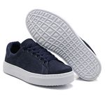 Tênis Infantil Slip On Dk com Cadarço Jeans Escuro