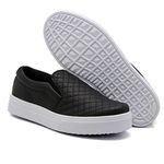 Tênis Infantil Slip On Dk Detalhe Costura Preto