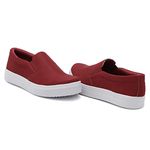 Tênis Infantil Slip On Dk Liso Vermelho