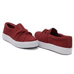 Tênis Infantil Slip On Dk Detalhe Nó Vermelho