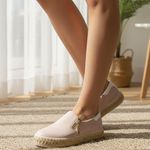 Tênis Feminino Slip On Zíper Pietra Corda Dk Shoes Rose