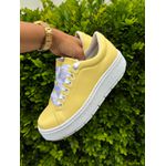 Casual Siena Dk Amarelo Manteiga Platforma 