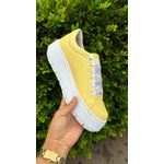 Casual Siena Dk Amarelo Manteiga Platforma 