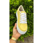 Casual Siena Dk Amarelo Manteiga Platforma 
