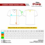 Camiseta Manga Curta Marinho Unissex