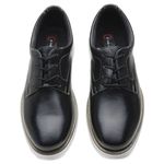 Sapato Oxford Masculino Conforto Dia a Dia Couro Nobre Preto 