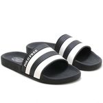 Chinelo Masculino Listras Preto e Branco