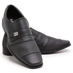 Sapato Social Masculino Malta-Preto Fosco