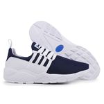 Tenis Masculino Belgica-Azul e Branco