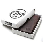 Carteira Masculina De Couro Legitimo Slim 