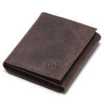 Carteira Masculina De Couro Legitimo Slim 