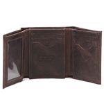 Carteira Masculina De Couro Legitimo Slim 