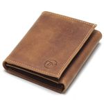 Carteira Masculina De Couro Legitimo Slim 