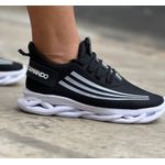 KIT 2 Pares Tênis Casual Esportivo Masculino Confortável + Relógio
