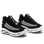 KIT 2 Pares Tênis Casual Esportivo Masculino Confortável + Relógio 