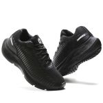 Tênis Esportivo Masculino Em Nylon Ultraleve Confortável + Relógio