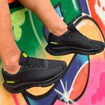 Tênis Esportivo Masculino Para Treino Em Nylon Ultraleve Kit Relógio + Boné