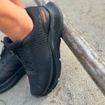 Tênis Esportivo Masculino Em Nylon Ultraleve Confortável + Relógio