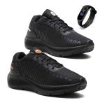 Combo 2 Pares Tênis Para Treino Esportivo Masculino Confortável Lançamento + Relógio