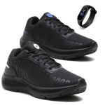 Combo 2 Pares Tênis Para Treino Esportivo Masculino Confortável Lançamento + Relógio