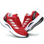 Kit 2 Pares Tênis Masculino Esportivo Para Malhar Em Nylon Ultraleve + Relógio