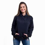 Moletom preto liso feminino clearance