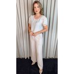 Blusa Feminina Bordada Delicada - Branca Cod 536