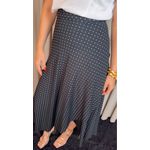 Saia Transpassada Feminina - Preta - Poa -Cod 337