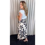 Saia Transpassada Feminina - Estampada -Cod 337
