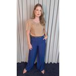 Blusa Feminina Flor Em Crochê - Marrom - Cod 530