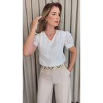 Blusa Feminina Em Lese Bordada - Branca - Cod 531
