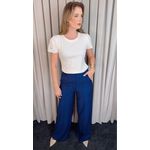 T-shirt Feminina Manguinha Bordada Delicada -Off White - Cod 512