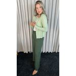 Blusa Feminina Manga Longa Laço - Verde - Cod 278