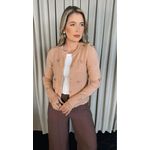Blusa Feminina Manga Longa Laço - Nude - Cod 278