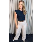 T-shirt Feminina Malha Aba - Preto - Cod 511