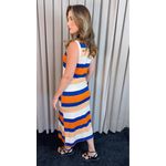 Vestido Feminino Longo Em Malha - Cod 513- Colorido