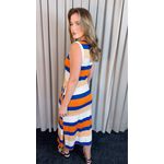 Vestido Feminino Longo Em Malha - Cod 513- Colorido