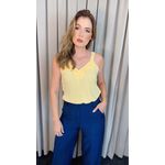 Regata Feminina Estampada - Amarela - Cod 510