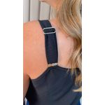 Regata Feminina Estampada -Preto - Cod 510