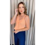 Regata Feminina Estampada -Coral - Cod 510