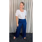 Blusa Feminina Manguinha Bordada - Branco - Cod 503