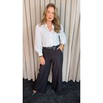 Camisa Feminina Manga Longa Lisa - Branca - Cod: 502