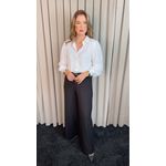 Camisa Feminina Manga Longa Lisa - Branca - Cod: 502