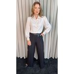 Camisa Feminina Manga Longa Lisa - Off White - Cod: 502