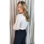 Camisa Feminina Manga Longa Lisa - Off White - Cod: 502