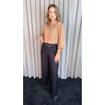 Camisa Feminina Manga Longa Lisa - Nude - Cod: 502