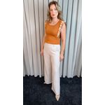 T-shirt Feminina Cavada Bordada - Terracota - Cod 515